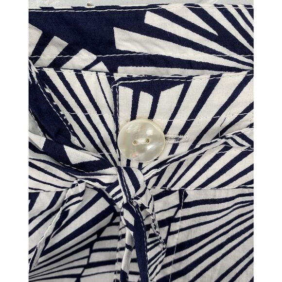 J. Peterman Cotton Wide Leg Lightweight Beach Drawstring Pants Large - Picture 12 of 12